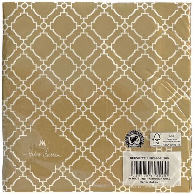 Guld Servetter Magnor Cape Lunch - 33x33 cm