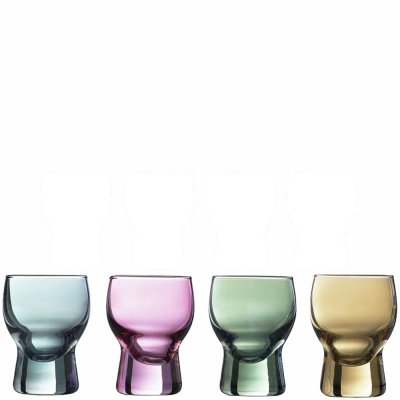 Shotglas Magnor Happy 4-pack mixade färger - 3,5 cl