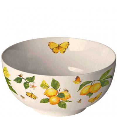 Skål Design med färska citroner - Ambiente Ø14 cm