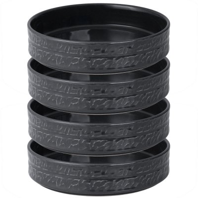 Grå skålar, frukostskålar från vargen och thor - Servisen C 4-pack 17cm