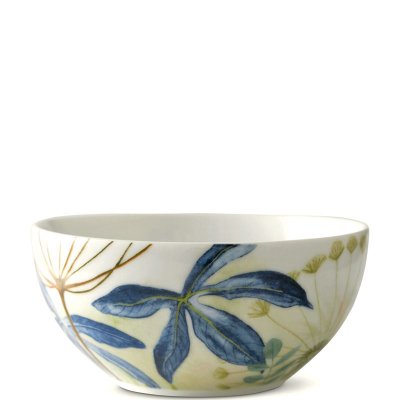 Liten skål, frukostskål Florytale med växter och blommor från Magnor - 14 cm