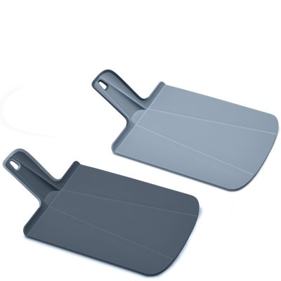 2-Pack Skärbräden chop 2 pot joseph joseph blå-grå 38x21,5 cm