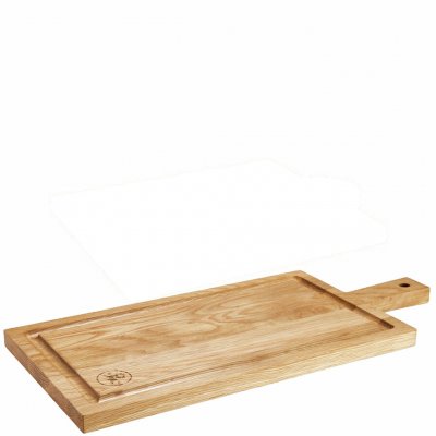 Skärbräda i ek från Brusletto - 50x23 cm