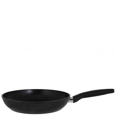 Svart stekpanna 28 cm med keramisk nonstick - Modern house Kitchen Essentials
