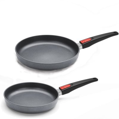 2-set Woll Stekpannor Diamond Lite 24 & 28 cm Avtagbart Handtag