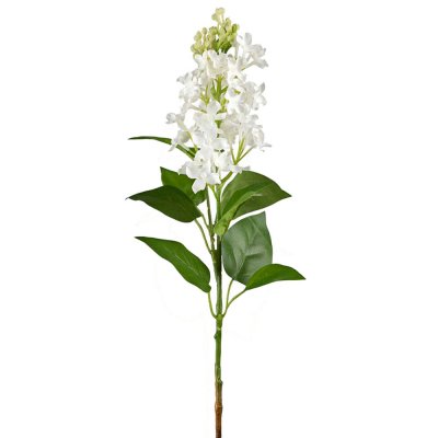 Syrénkvist med vita blommor - Konstgjord från Mr Plant - 60 cm hög