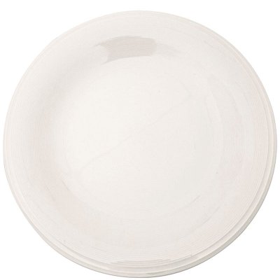 Vit tallrik i porslin 27,5 cm - Stiernholm Rhythm