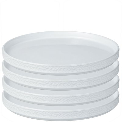 Vita tallrikar från vargen och thor - Servisen C 4-pack 25cm