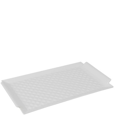 Vit tårtfat i porslin - 41 cm