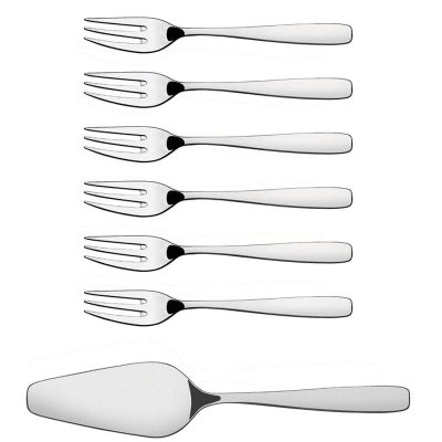 Dessertgafflar och tårtspade i 7-set - Tramontina Essentials