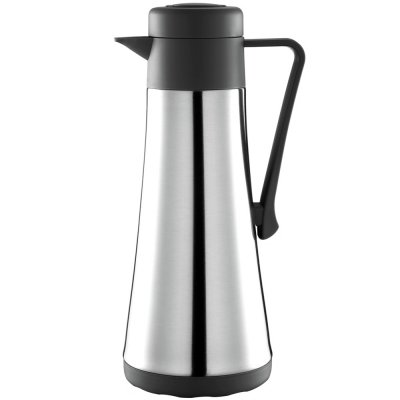 Termoskanna i borstad stål och mörkgrå - 30cm hög design by Modern House