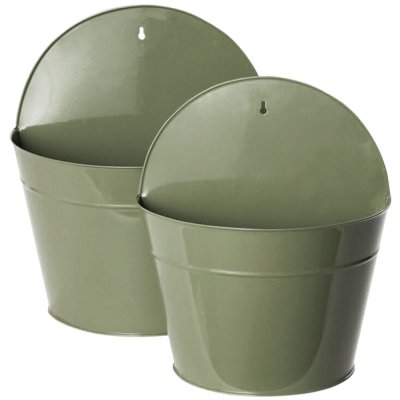 Grön Vägg-ampel, krukor 2-set Alvin från Lauvring - 31cm hög