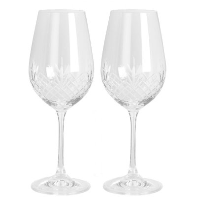 Vitvinglas Viola från Stiernholm - Kristall 22,5 cm