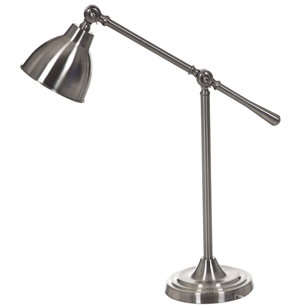 Bordslampa Kofu - Borstad Stål - 62cm hög