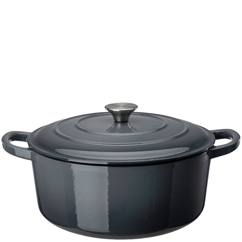 Gjutjärnsgryta Sabor Basic 6,5L - Grå Ø29CM