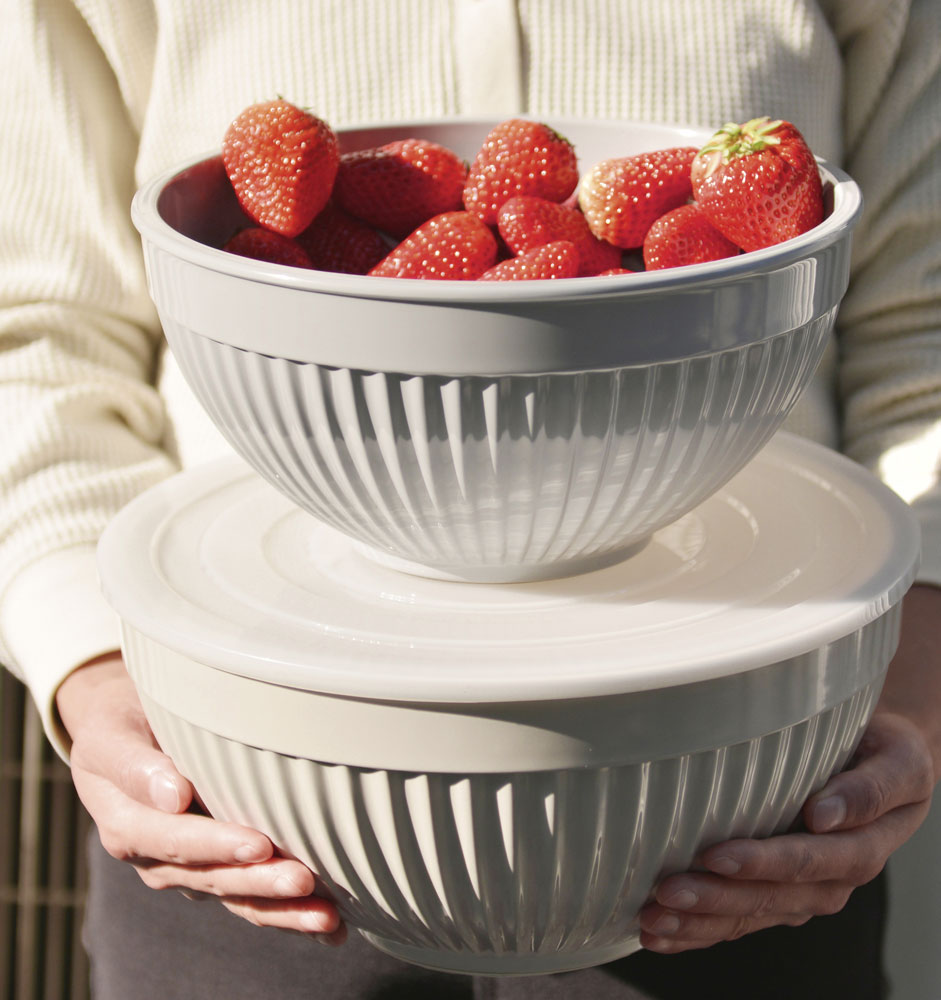 Smak melaminskålar med lock