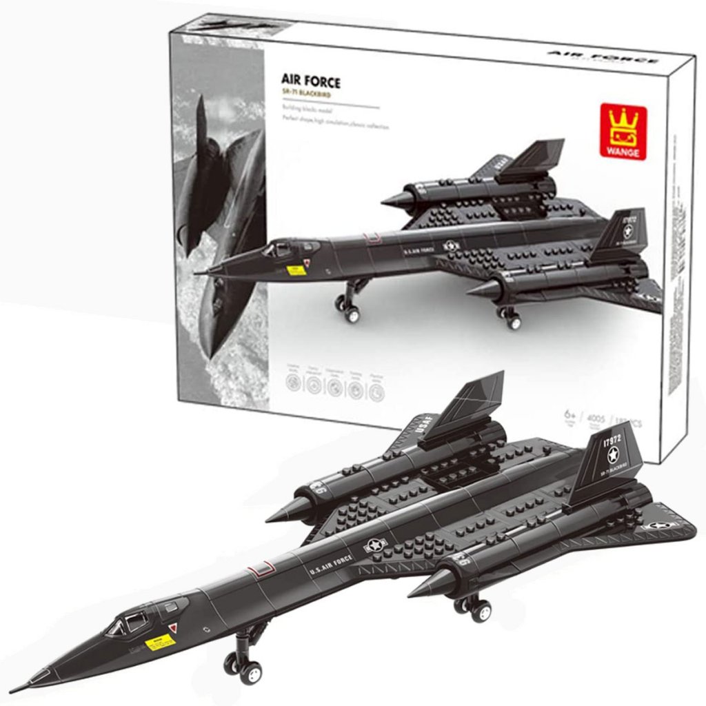 SR-71 Blackbird - Air Force - 183 Bitar - Kompatibla Byggklossar