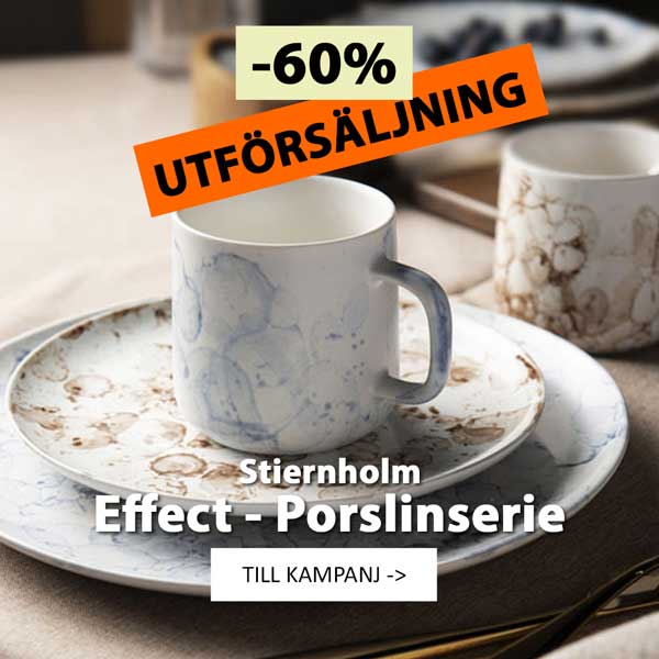 Stiernholm Porslin Effect REA Utförsäljning