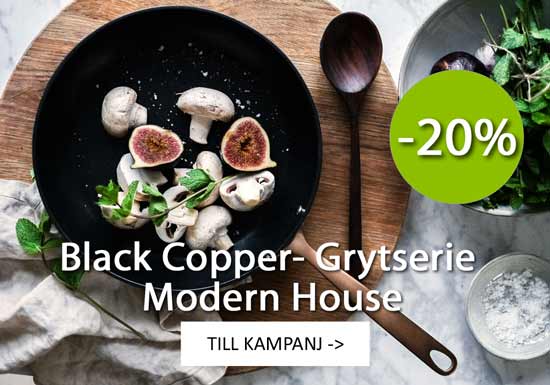 Black Copper grytor och kastruller - Modern House