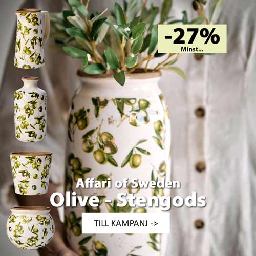 REA Olive stengods antik från Affari