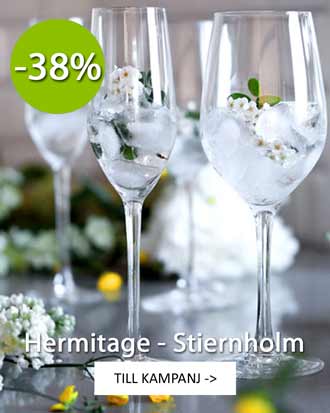 Vinglas och champagneglas från Stiernholm - Hermitage